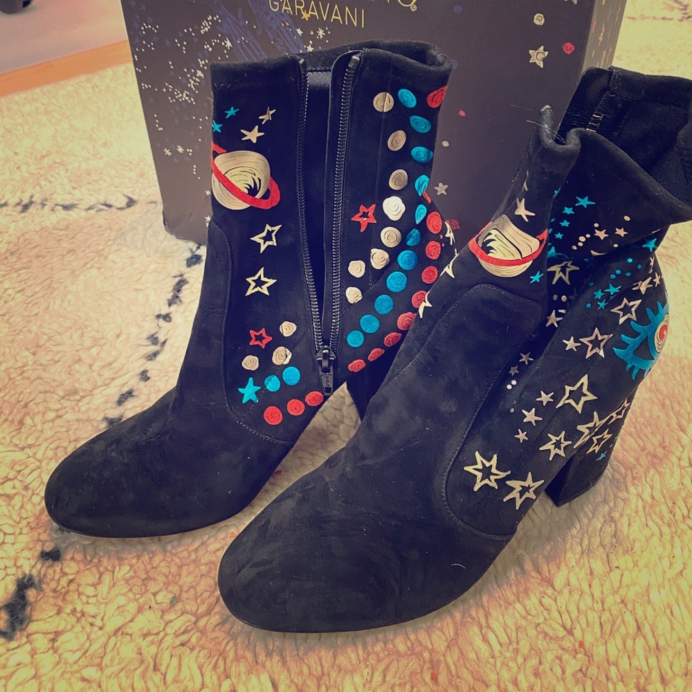 Valentino Astro boots Runway Handpainted sz 39,5